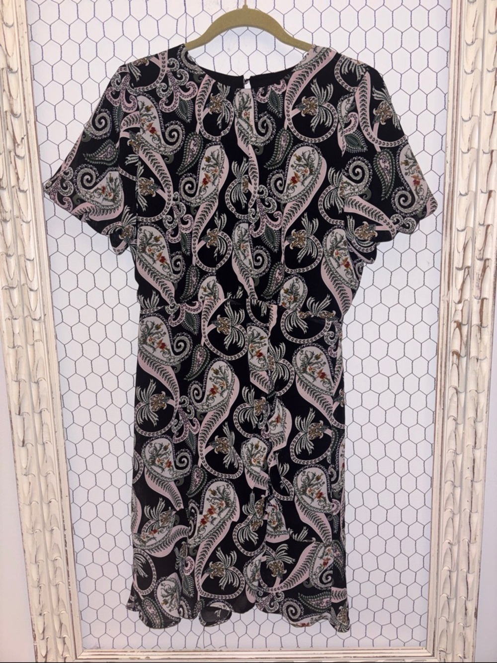 NWT Sam Edelman Paisley Puff Sleeve Dress